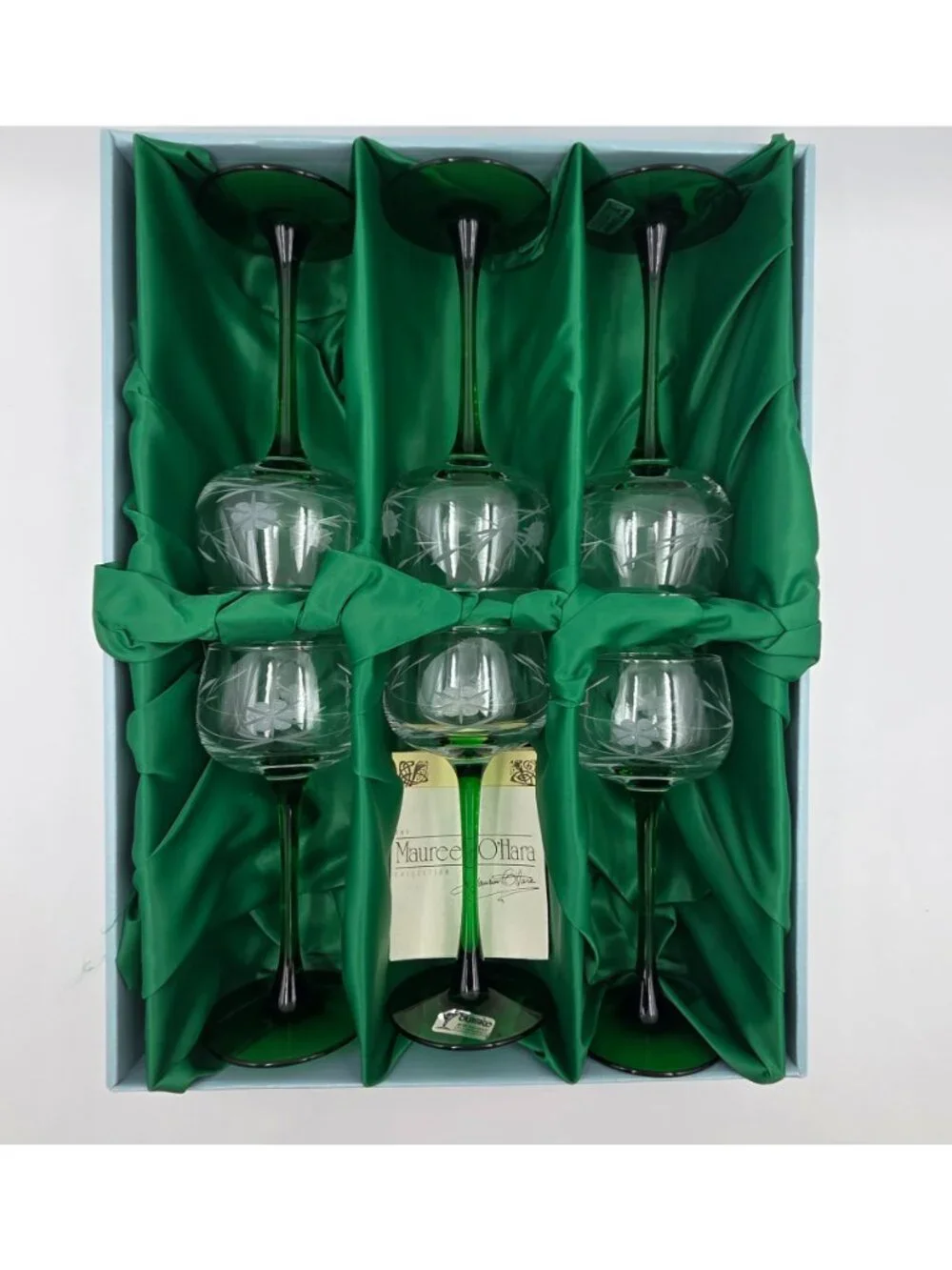 Duiske Glass The Maureen O'Hara Collection Set of 6 Wine Glasses
